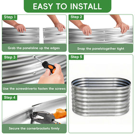 AHEONLAR multipurpose bed for vegetables, fruits, and herbs in home gardens