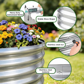 AHEONLAR rounded edges offer a safe, modern look for balconies and patios