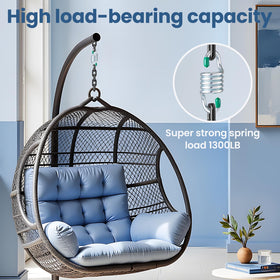 Aheucndg rustproof hanging springs designed for long-lasting outdoor use.