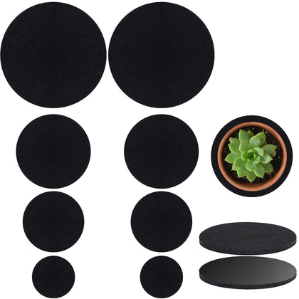 AHFCANG plant coaster mat with fabric surface absorbs moisture to protect surfaces