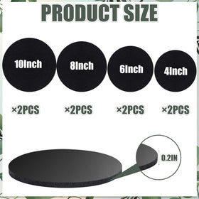 AHFCANG reversible planter coaster with leather underside protects floors when moving pots