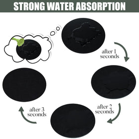 AHFCANG durable fabric and leather coasters designed for versatile decor and protection