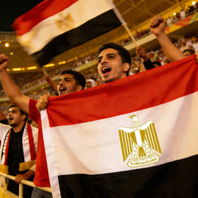 Lightweight AhfuLife Egypt flag, easy to wave at events.