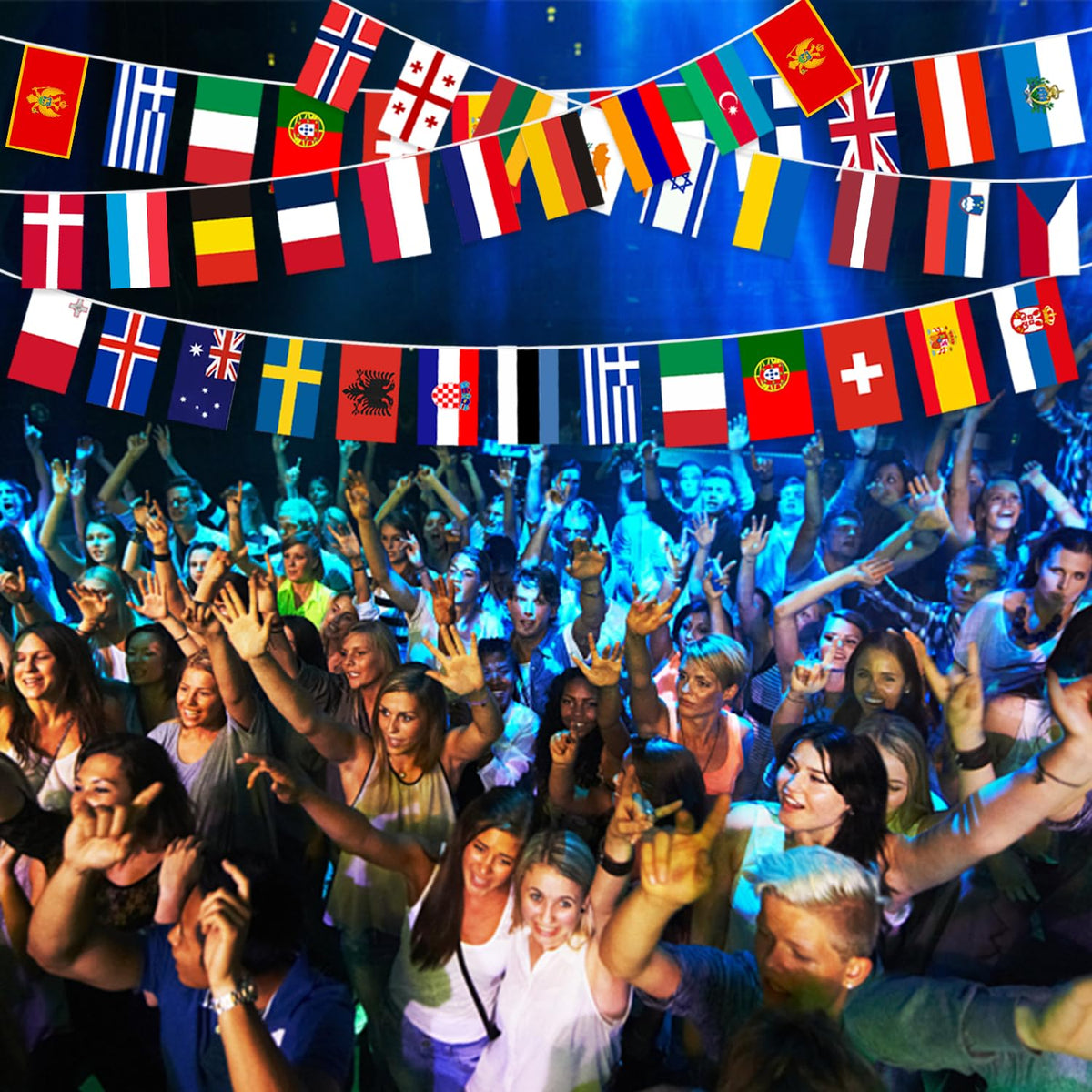 AhfuLife bright flags evoke festive mood and cultural unity