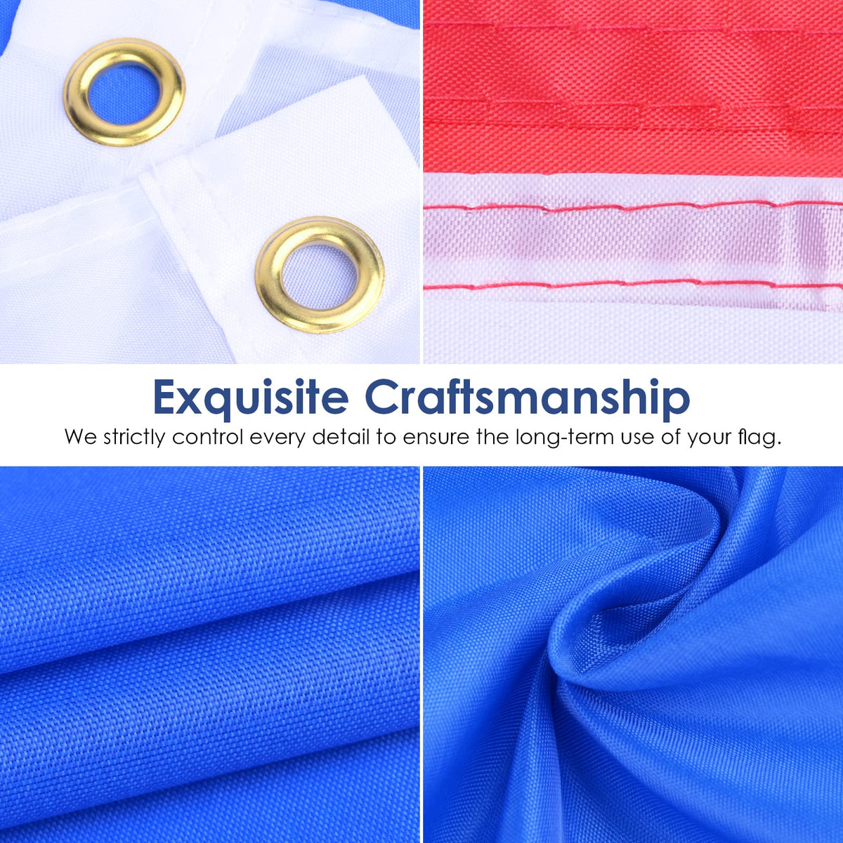 AhfuLife France flag vivid colors for eye catching decor