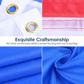 AhfuLife France flag vivid colors for eye catching decor