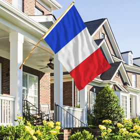 AhfuLife France flag wall hanging display