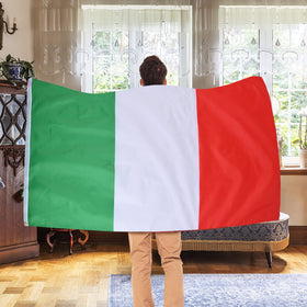 AhfuLife Italy Flag 3x5ft bright color printing for vivid display