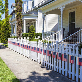 AhfuLife long patriotic decoration for garden, bar, or home
