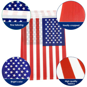 AhfuLife outdoor waterproof patriotic bunting durable for outdoor celebrations