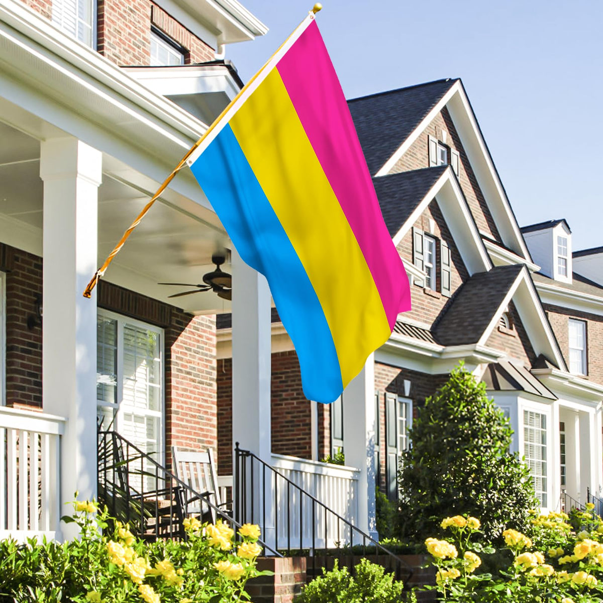 AhfuLife flag bright printing creates eye-catching pride displays.