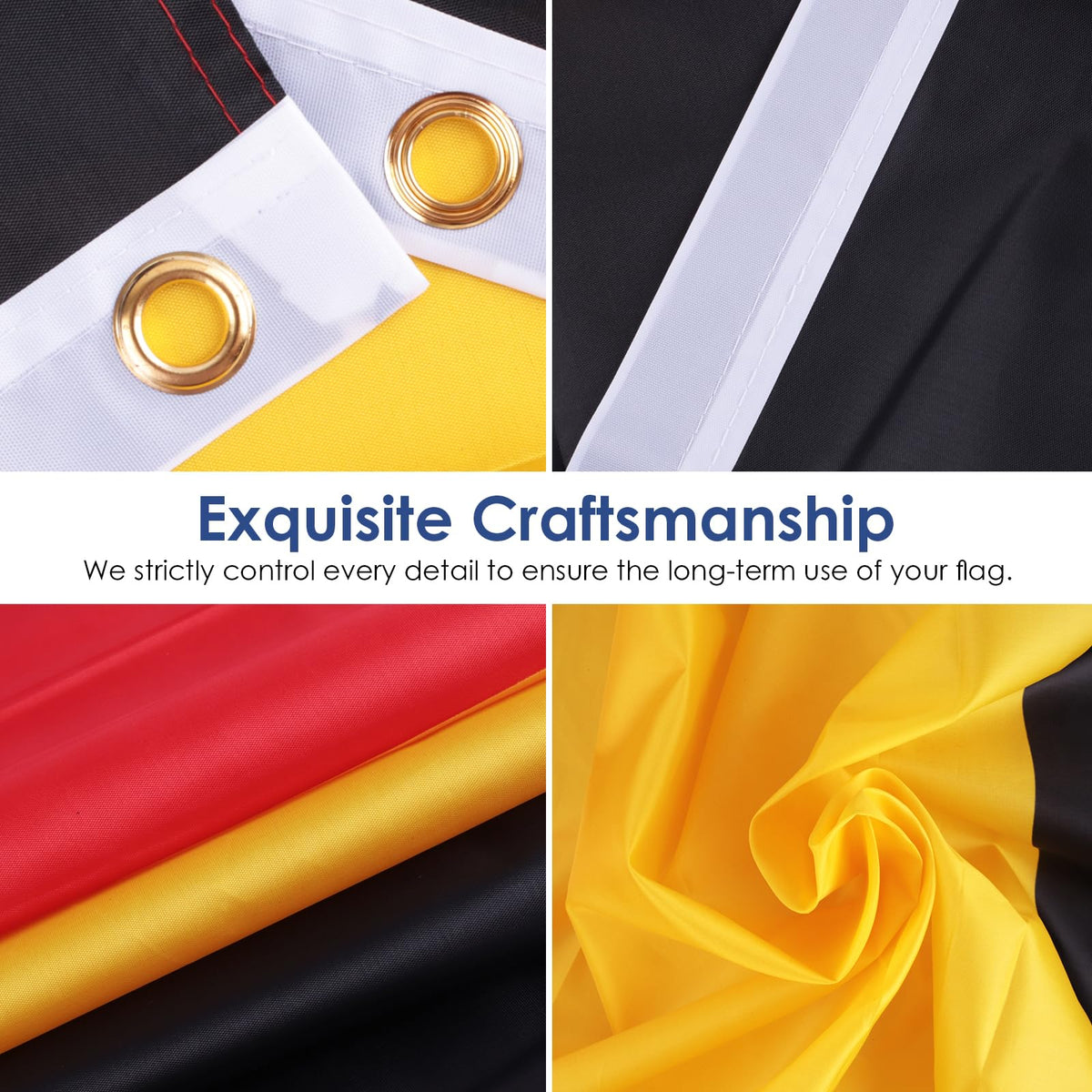AhfuLife flag waterproof fabric resists fading for outdoor use.