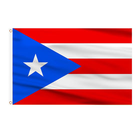 AhfuLife Puerto Rico flag with brass eyelets for durable outdoor display