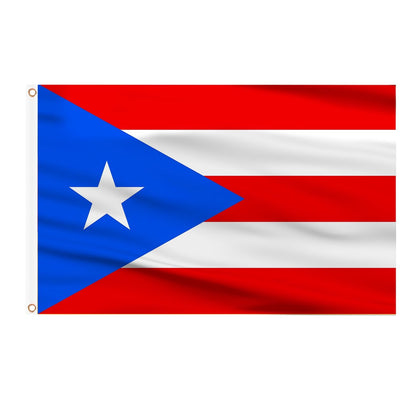AhfuLife Puerto Rico flag with brass eyelets for durable outdoor display