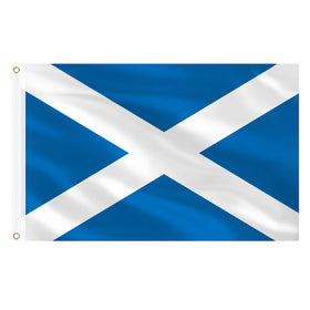 AhfuLife Scotland flag 3x5ft with brass eyelets for outdoor display.