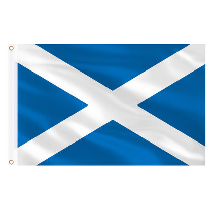 AhfuLife Scotland flag 3x5ft with brass eyelets for outdoor display.