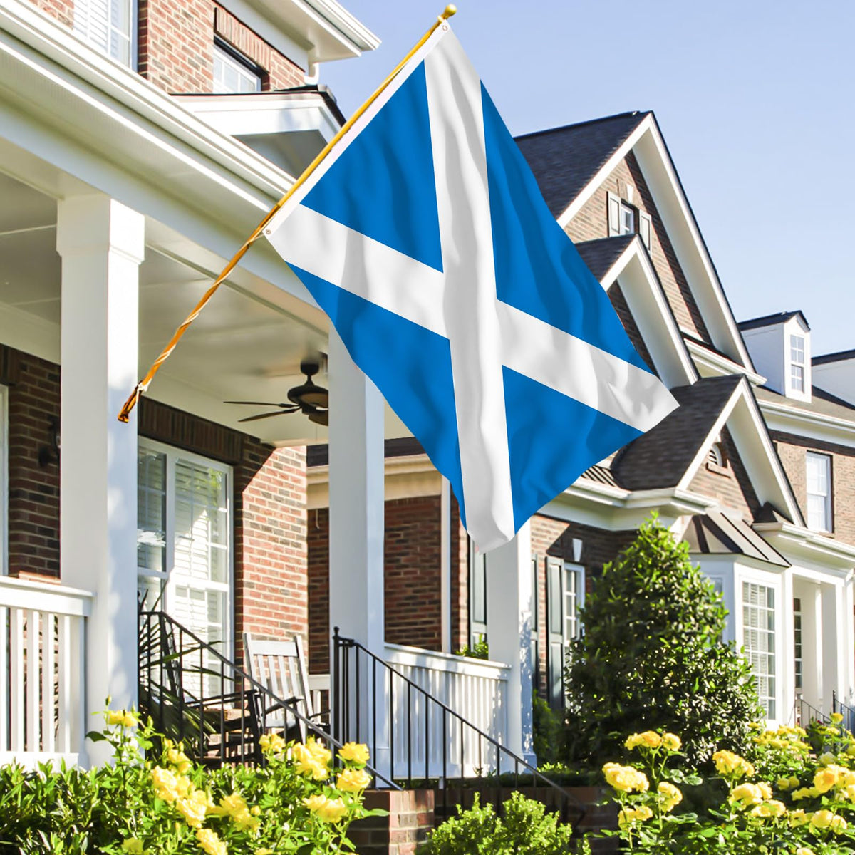 AhfuLife flag designed for wall, dorm, or balcony hanging.