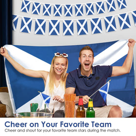 Great for events like St Andrew's Day and major sporting occasions.
