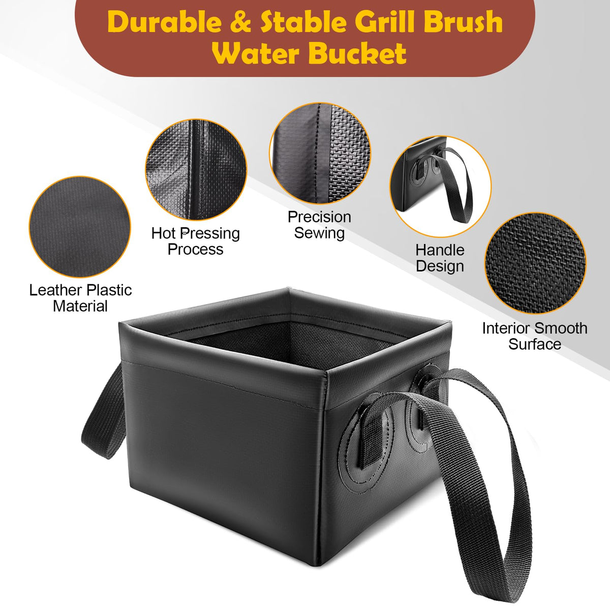 AHIER dunk tank in use beside stainless-steel grates during cleaning