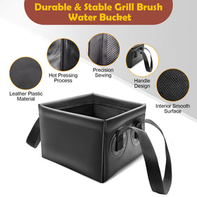 AHIER dunk tank in use beside stainless-steel grates during cleaning