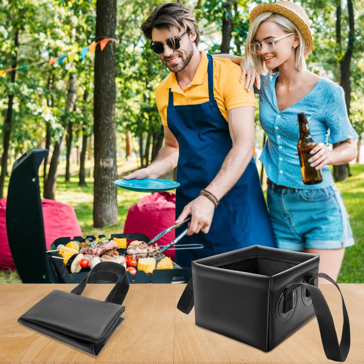 AHIER handles shown for easy transport during portable cleaning