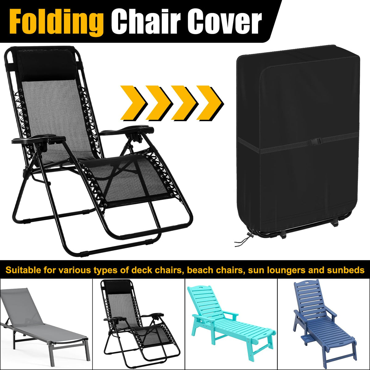 AHIER tear-resistant and fade-resistant material protects chairs season after season