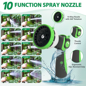 Ahititi garden hose 75 ft car-wash setup offers convenient outdoor cleaning reach.