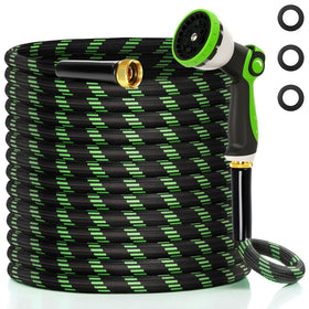 Ahititi garden hose 75 ft outer coating, durable and weather-ready for year-round watering.
