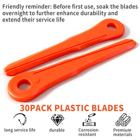 Not suitable for saplings or dense hard materials with these blades.