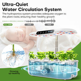 Ahopegarden 5L water tank with transparent level indicator
