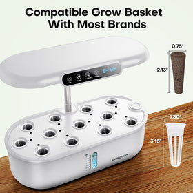 Ahopegarden dual growing modes for leafy greens and fruiting crops