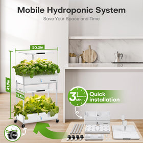 Ahopegarden indoor garden in action for home harvests
