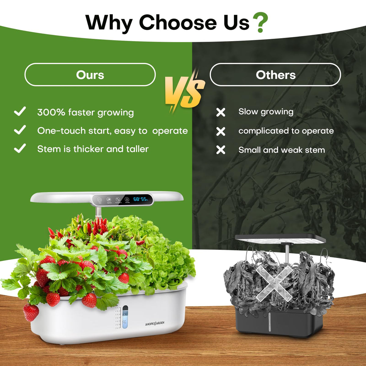 Ahopegarden ultra quiet pump keeps noise low during operation
