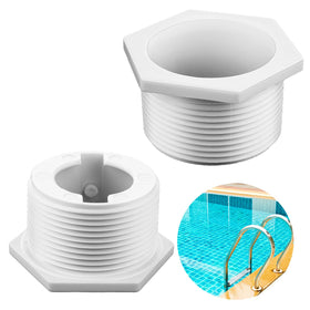 AHQiZFX universal wall fitting shown with Polaris pool cleaner connection for secure seal and easy replacement
