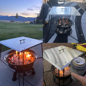 AHUAWA Fits most under-24-inch fire pits for patios.
