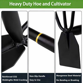 AHUDKKY cultivator digging point ideal for breaking soil in tight beds