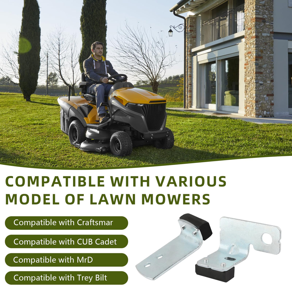 Ahuliao Cub Cadet LTX1042 deck brake replacement improves control.