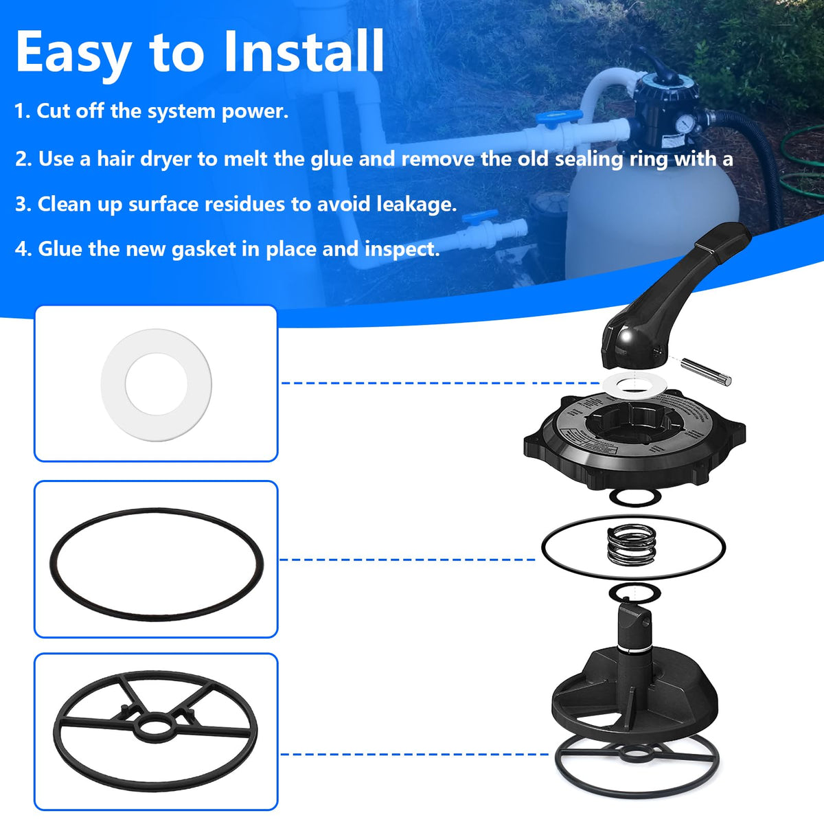 Ahuliao installation checklist guides safe, step-by-step valve gasket work