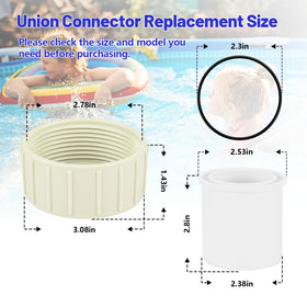 Ahuliao Pentair SuperFlo union kit replacement for reliable connections
