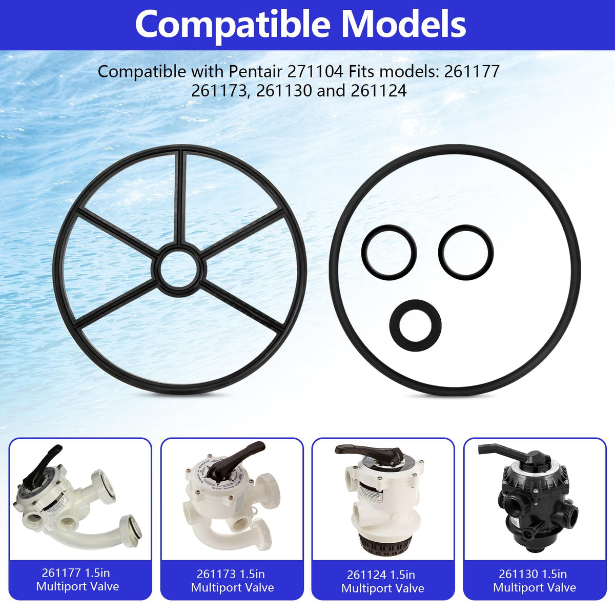 Ahuliao sight glass gasket for Pentair valve improves level indication and reliability.