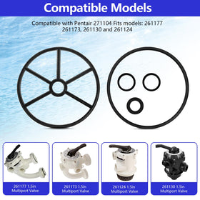 Ahuliao sight glass gasket for Pentair valve improves level indication and reliability.