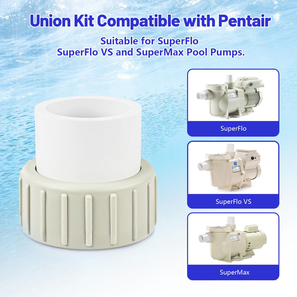 Ahuliao SuperFlo VS union kit with leak-resistant design