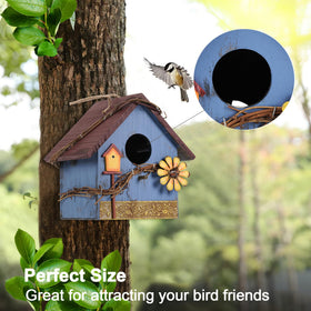 AHUONEL outdoor garden bird feeder decor for patios