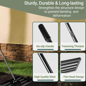 Ahxuvan Durable steel construction with corrosion-resistant coating for daily use
