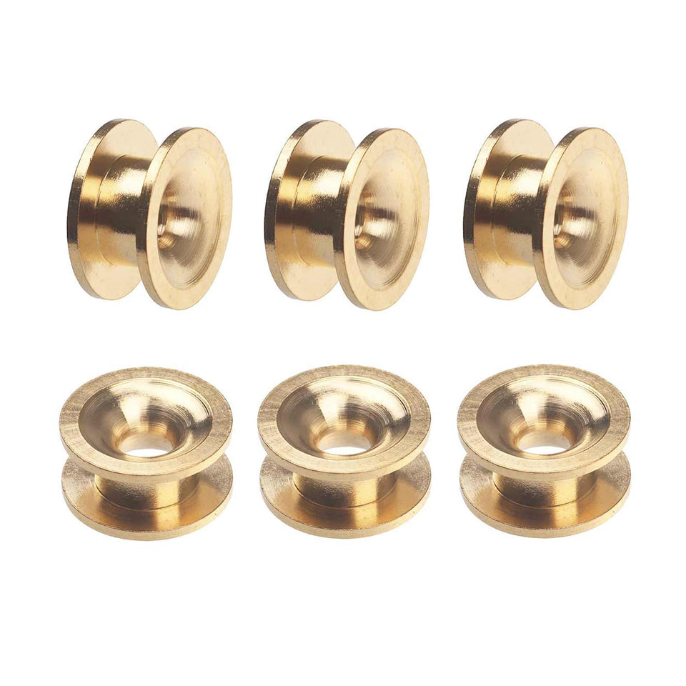 A.I.FORCE brass sleeve eyelets in a six-pack for trimmer heads, durable and easy to replace.