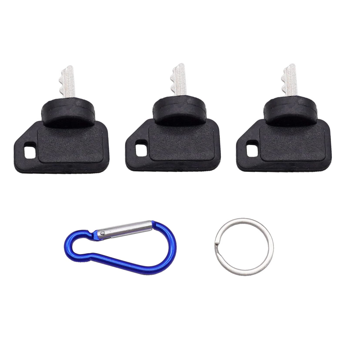 AIB2C three-key set with ring provides a convenient spare ignition access.