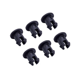 AIB2C linkage retaining bushing closeup shows durable plastic construction for Kohler engine throttle linkage