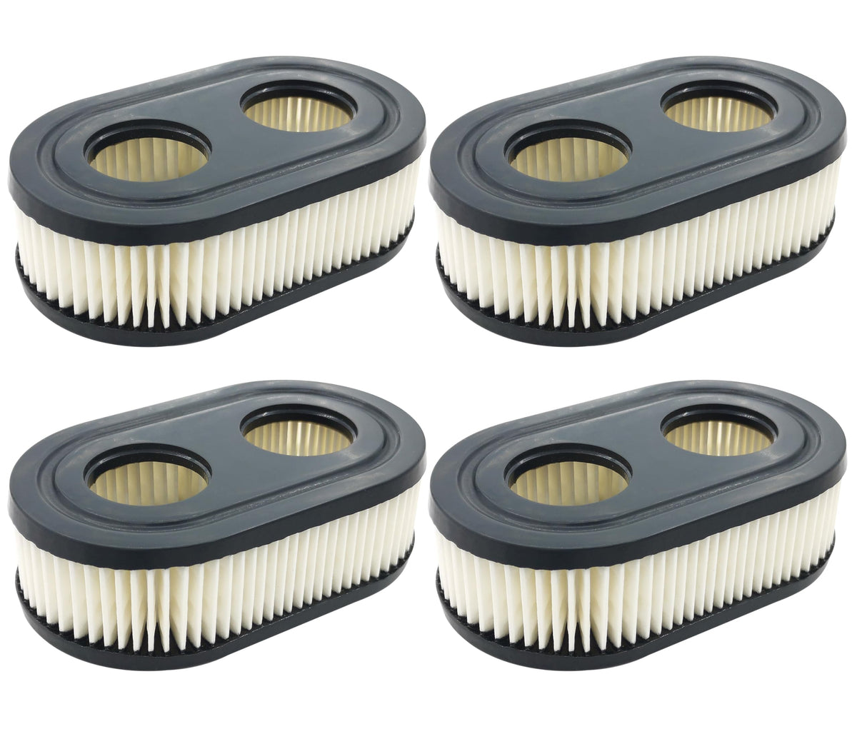 AiBiCi 593260 air filter front view, precise Briggs &amp; Stratton fit