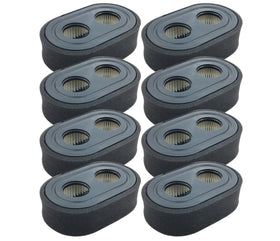 AiBiCi 593260 air filter pack back view showing eight-pack design