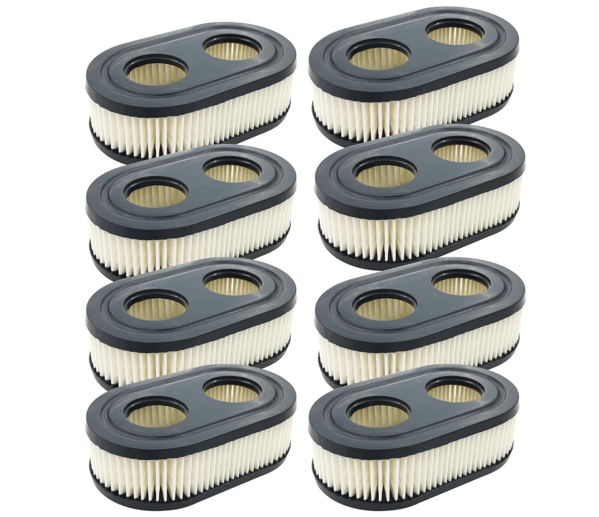 AiBiCi 593260 air filter front view, easy fit for Briggs & Stratton engines